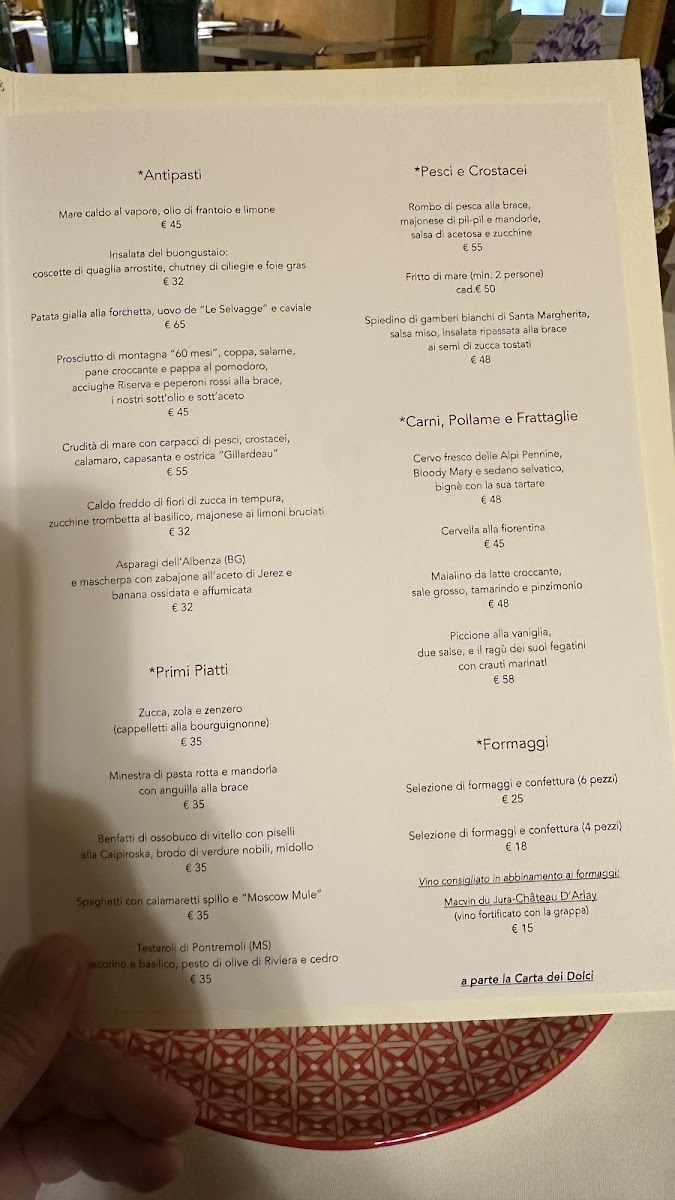 Osteria della Brughiera Photo Menu 1