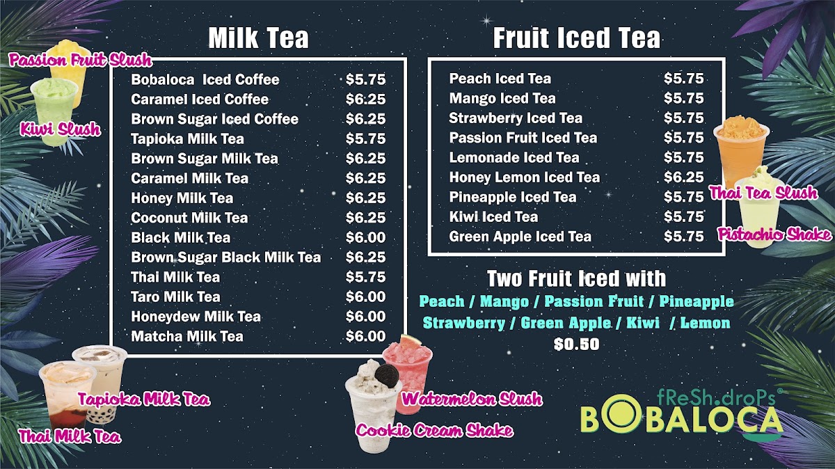 Boba Loca Photo Menu 3