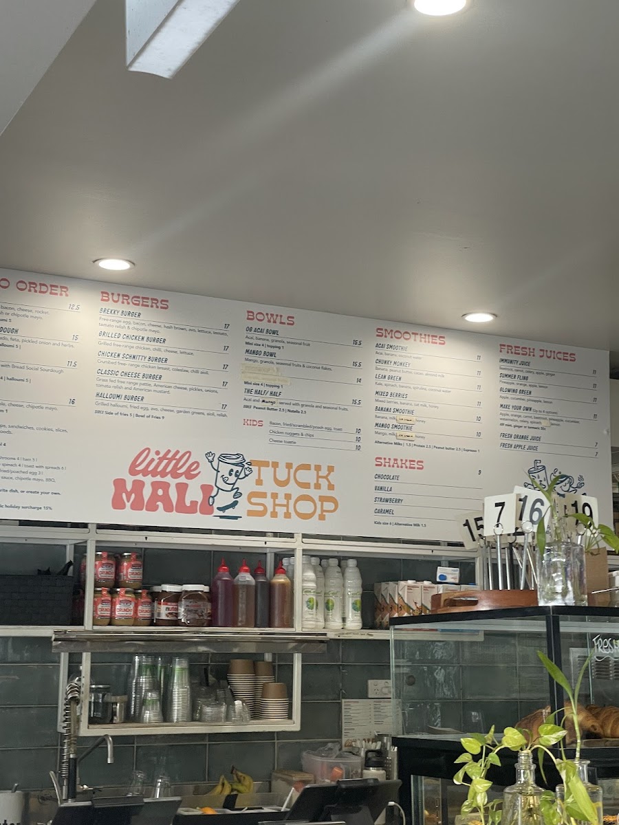 Little Mali Tuckshop Photo Menu 1