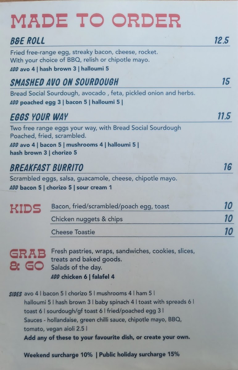 Little Mali Tuckshop Photo Menu 3