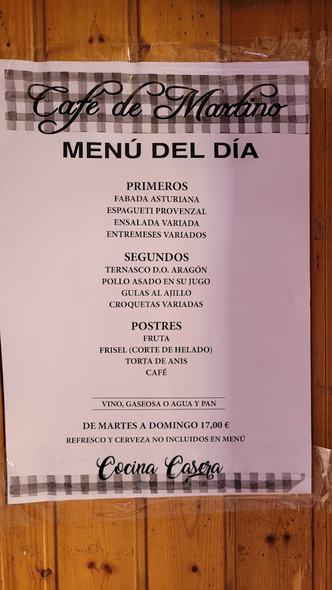 Café Restaurante Casa de Martino Photo Menu 1