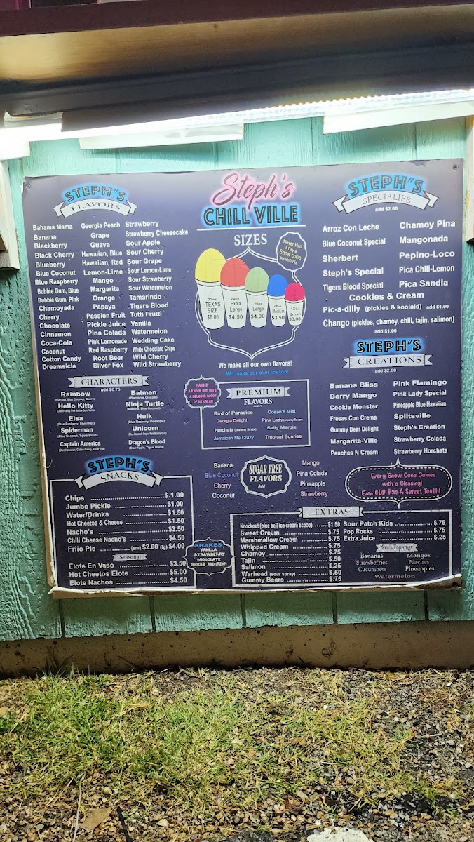 Steph's Chillville Photo Menu 4