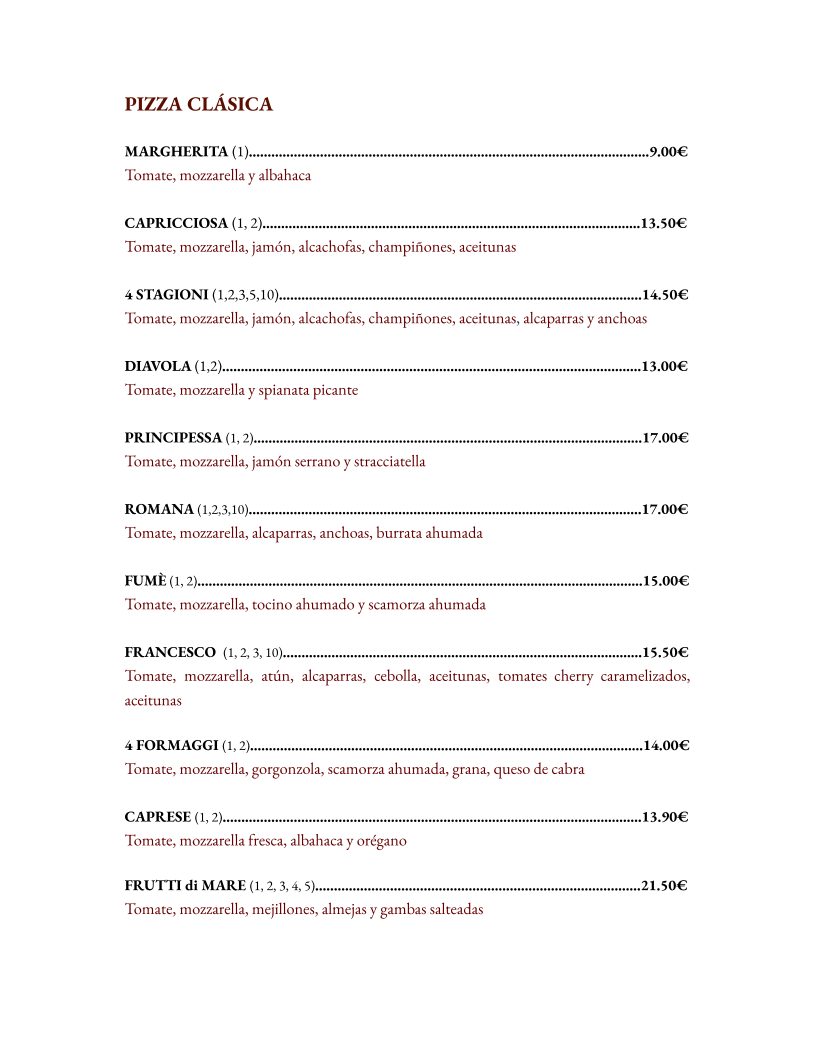 Il Giardino d’Italia online reservieren Photo Menu 1