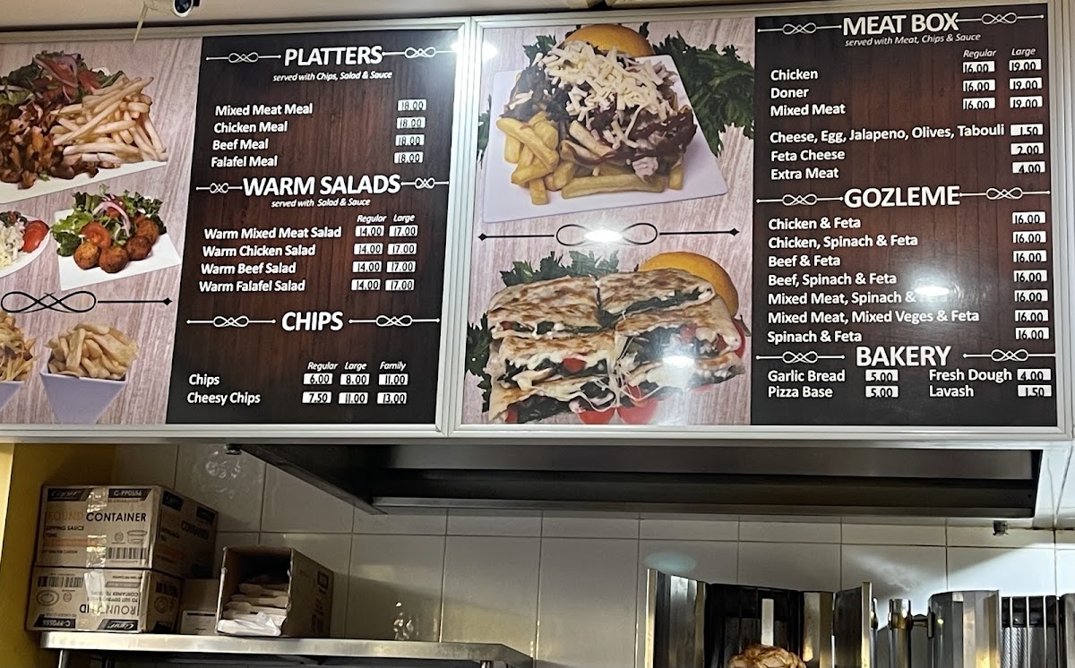 Springs Kebabs Turkish Bakery Photo Menu 1