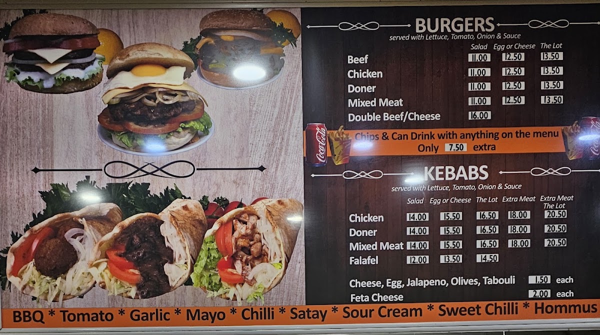 Springs Kebabs Turkish Bakery Photo Menu 3