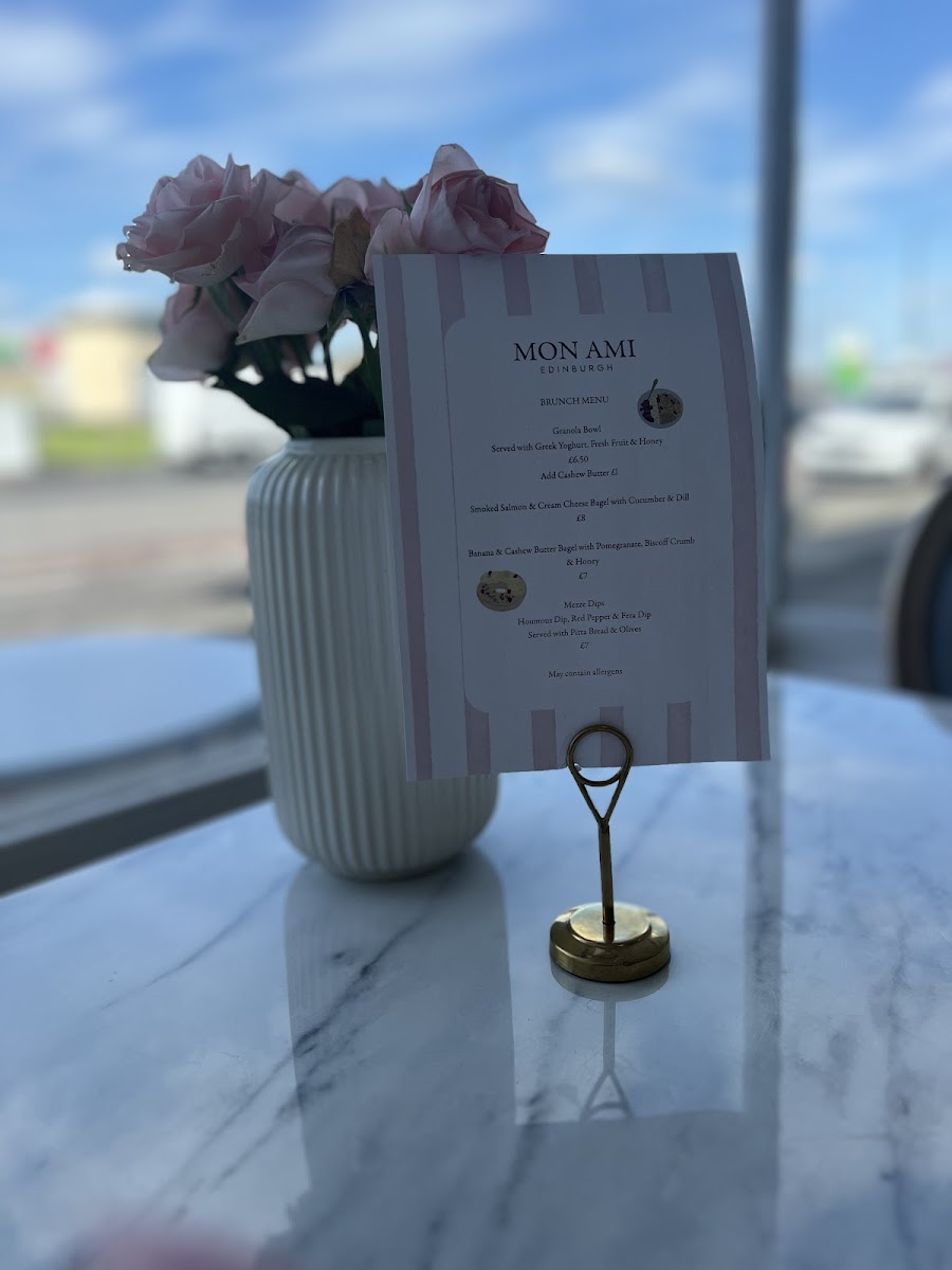 Mon Ami Edinburgh Photo Menu 3
