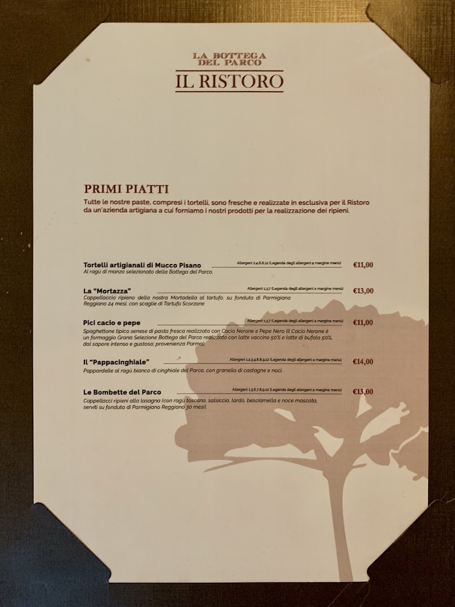 La Bottega del Parco Restaurant Photo Menu 10