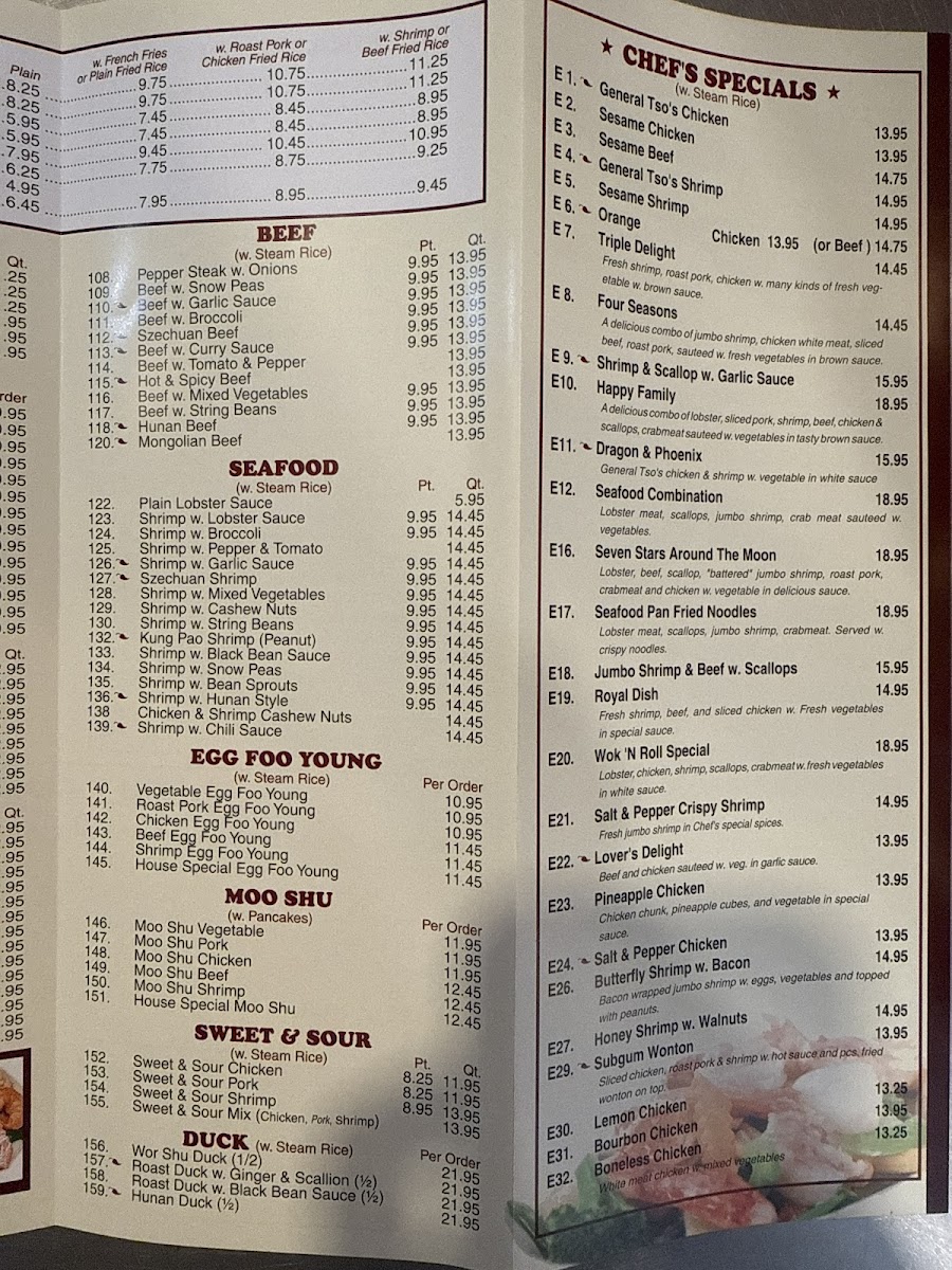 Wok N Roll Photo Menu 1