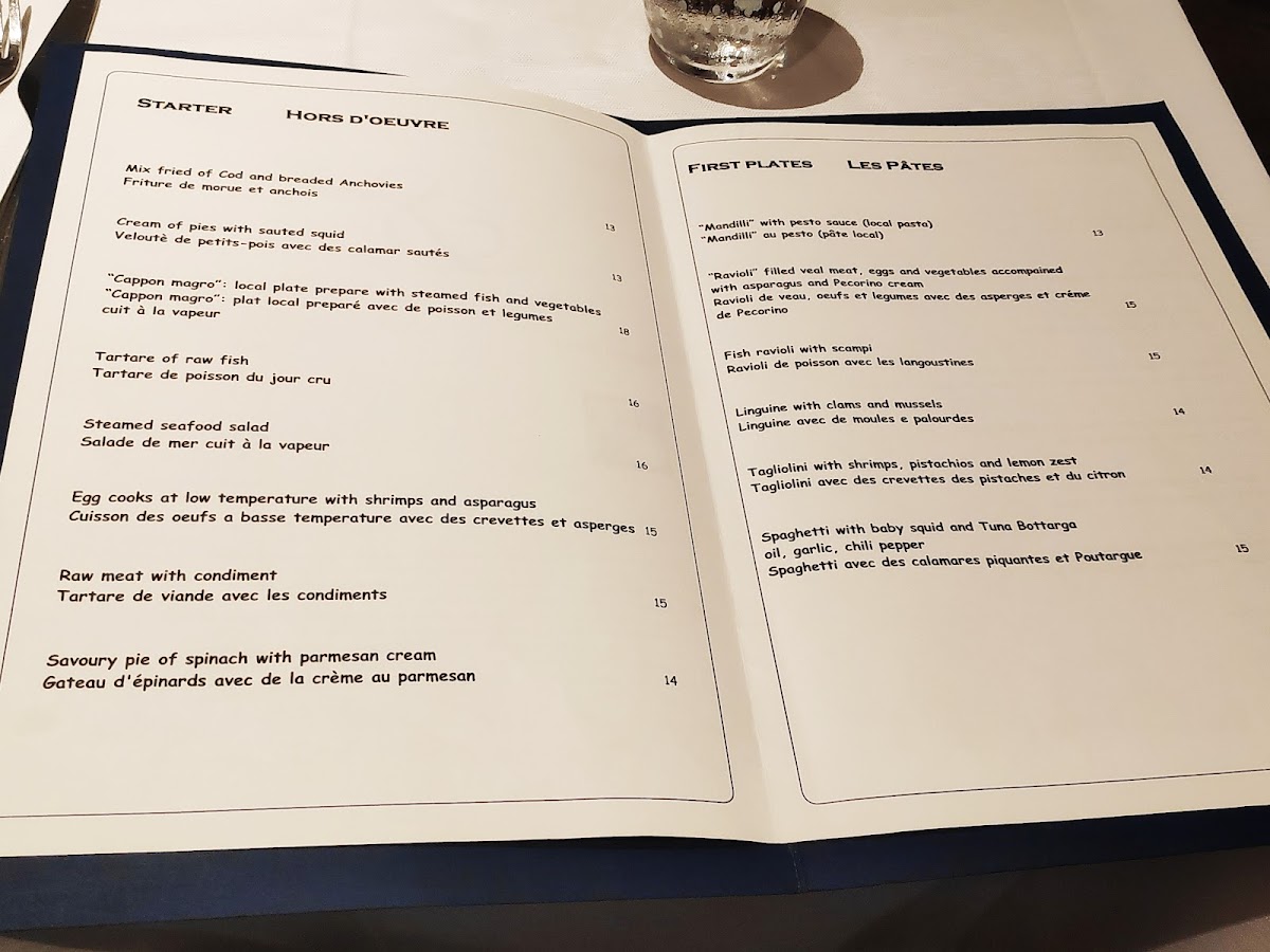 Ristorante Santa Teresa Photo Menu 5