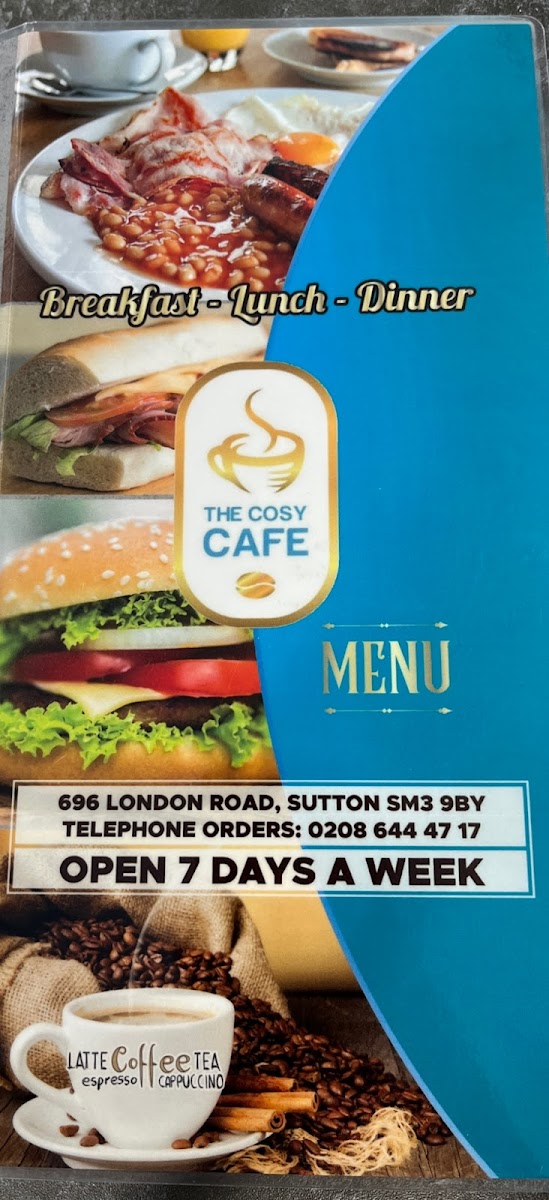 The Cosy Cafe Photo Menu 7