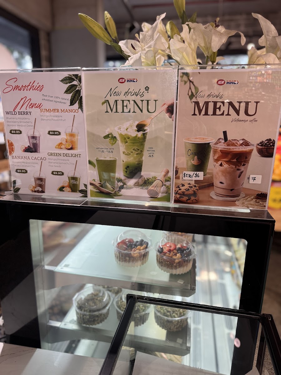 Figtree Drive Cafe Photo Menu 2