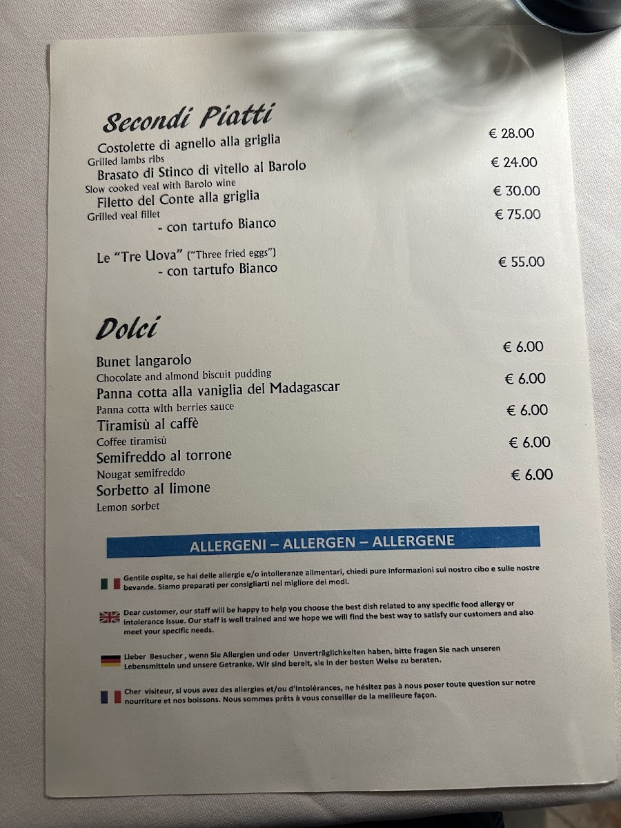 Conterosso Photo Menu 2
