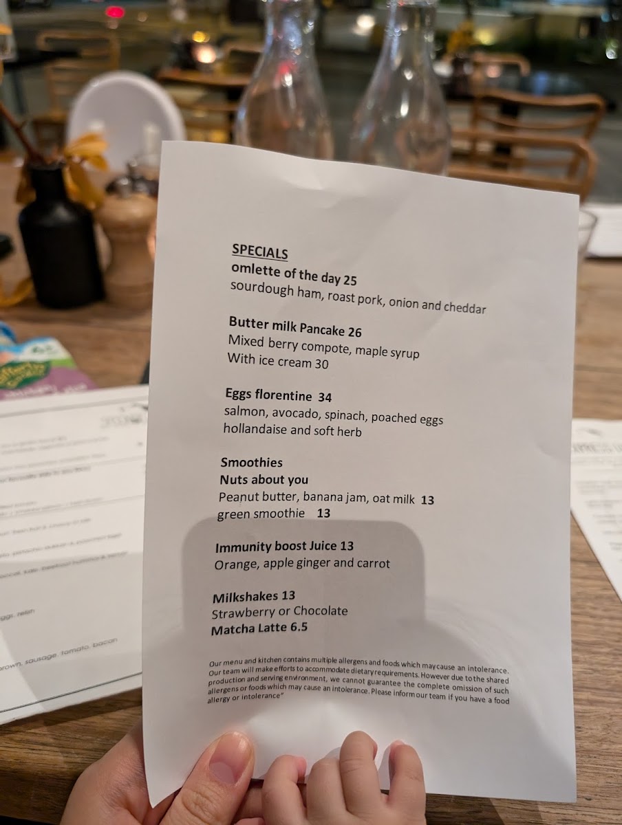 Spoonbill Restaurant and Bar Photo Menu 10