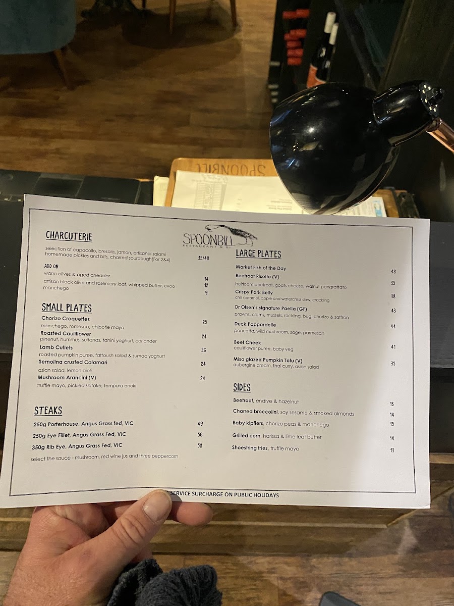 Spoonbill Restaurant and Bar Photo Menu 8