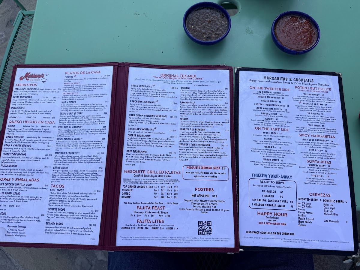 Mariano’s Hacienda Ranch Photo Menu 8
