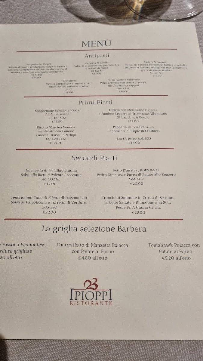 Ristorante I Pioppi Photo Menu 6