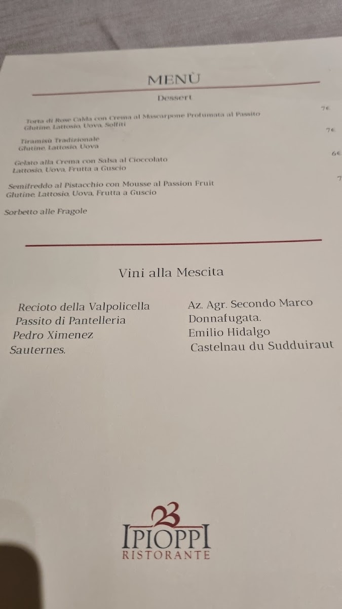 Ristorante I Pioppi Photo Menu 7