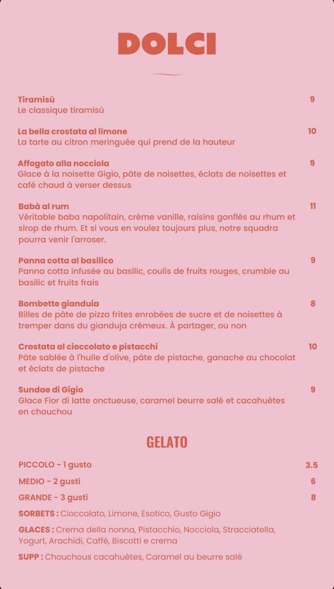 Gigio Photo Menu 2
