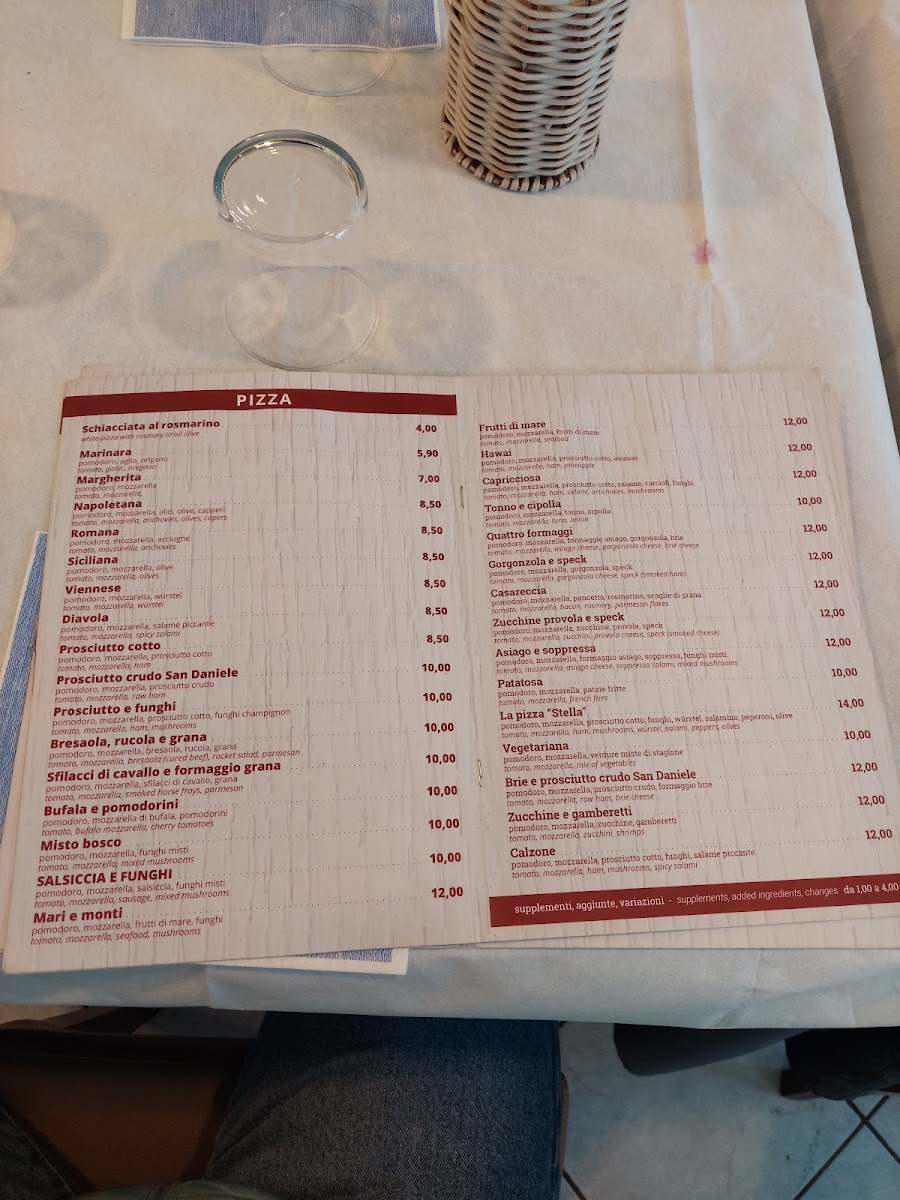 Pizzeria Ristorante Stella Photo Menu 4