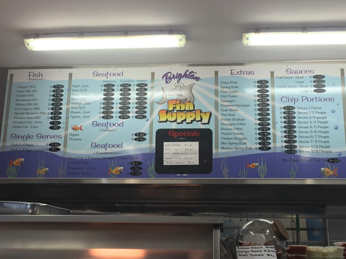 Brighton Fish & Chips Photo Menu 4