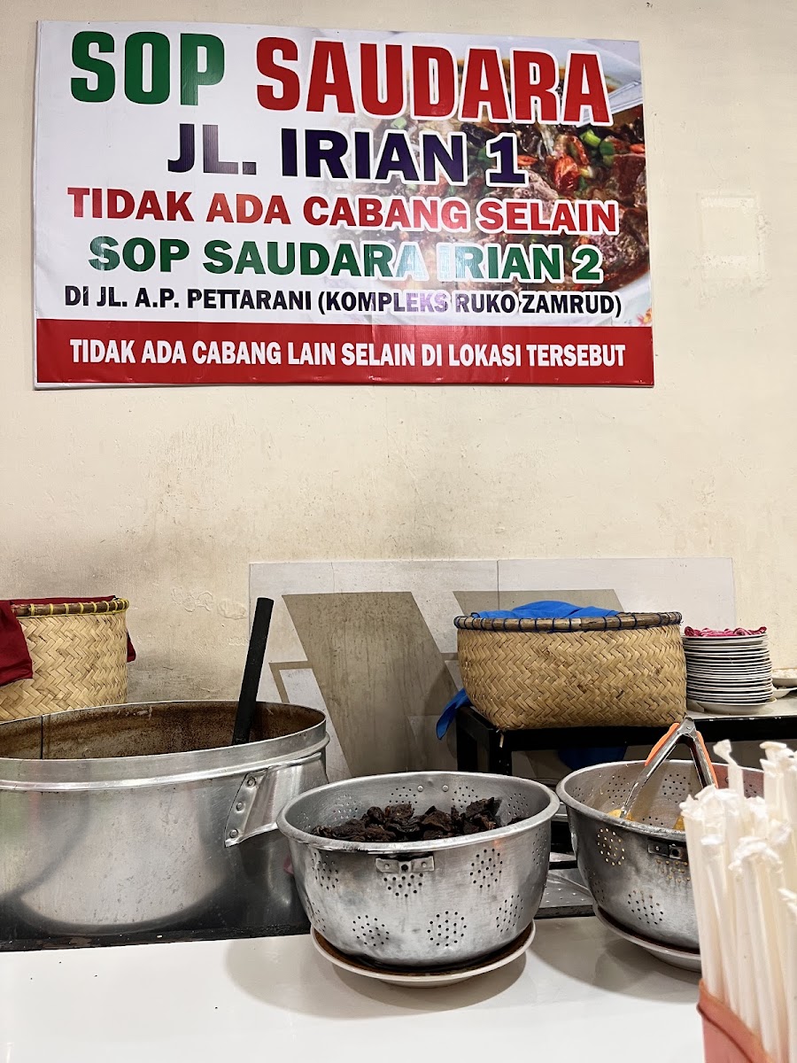 Sop Saudara Irian Photo Menu 1