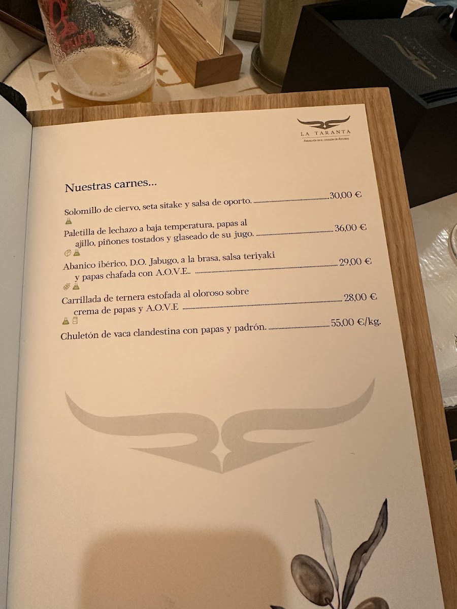 La Taranta Photo Menu 6