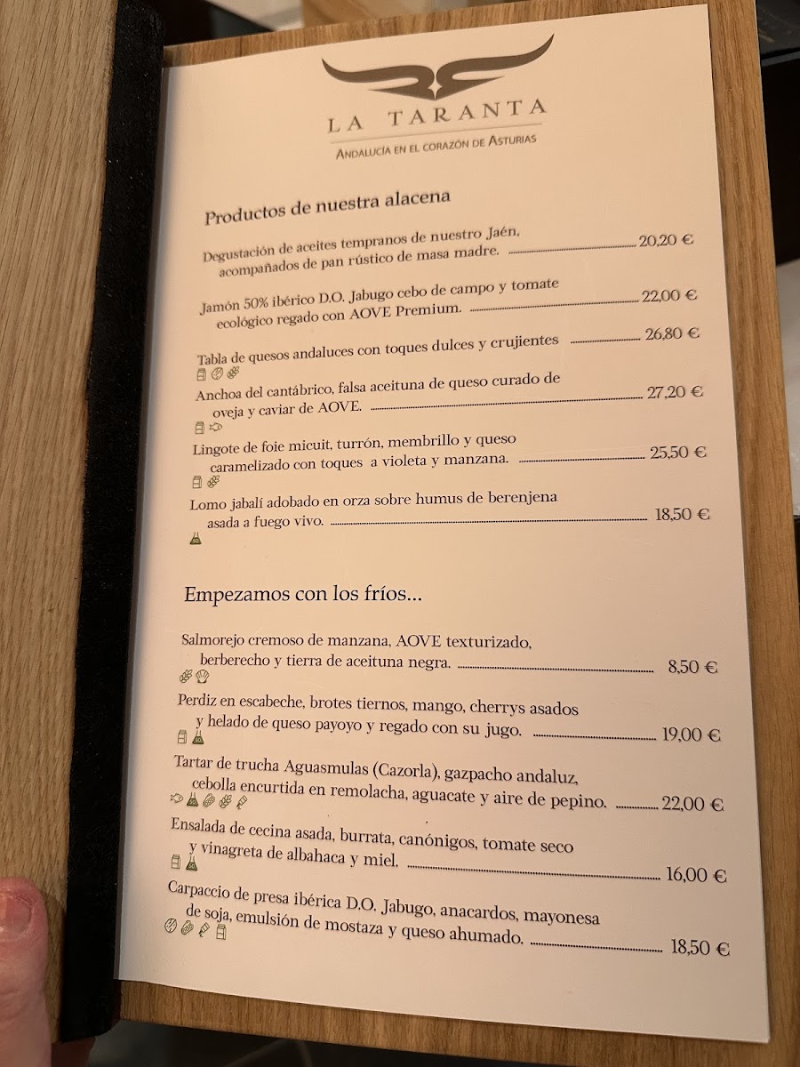 La Taranta Photo Menu 7