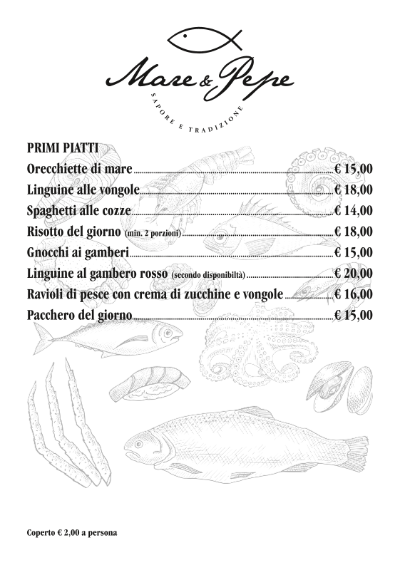 Mare & Pepe Photo Menu 4