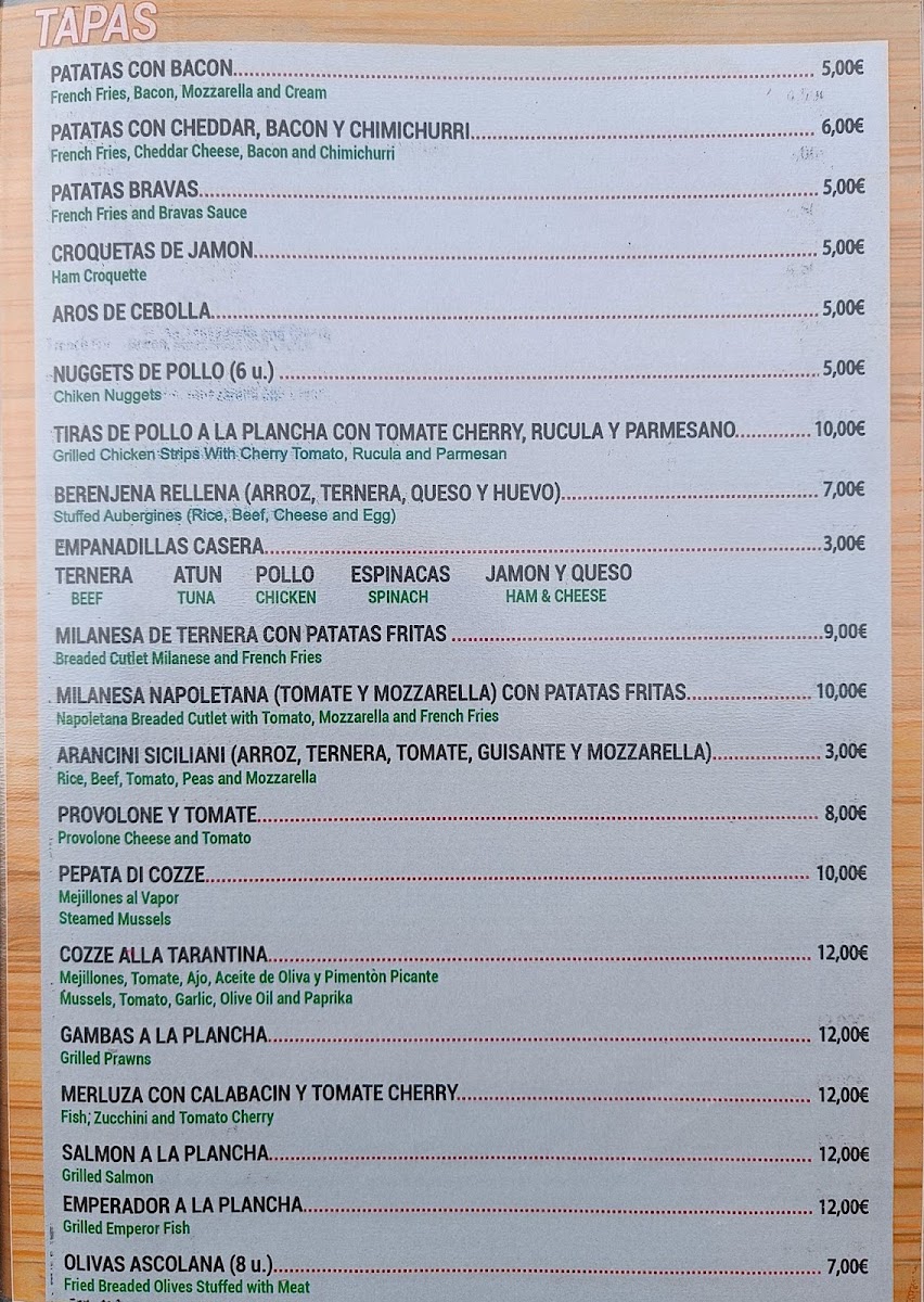 Pizzeria Ginevra Photo Menu 8