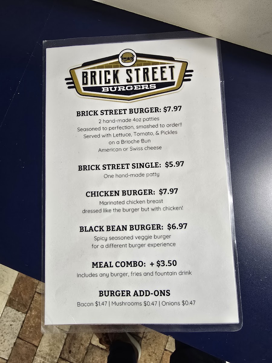 Brick Street Burgers Photo Menu 3