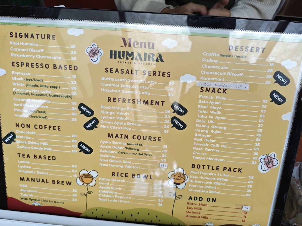 Humaira Coffee & Kitchen Photo Menu 8