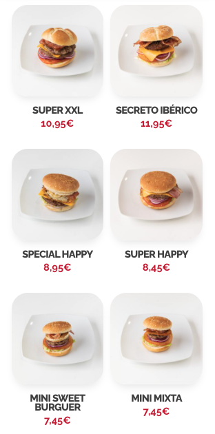 Happy Burguer Alcázar Photo Menu 3