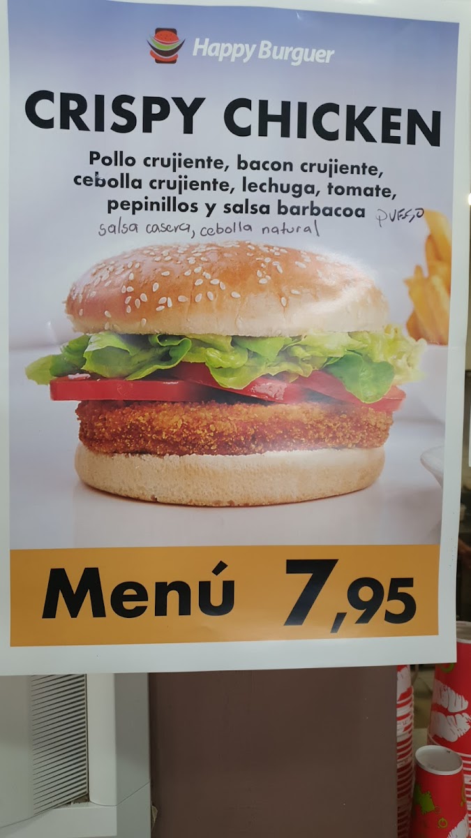 Happy Burguer Alcázar Photo Menu 6