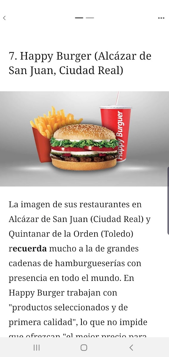 Happy Burguer Alcázar Photo Menu 7