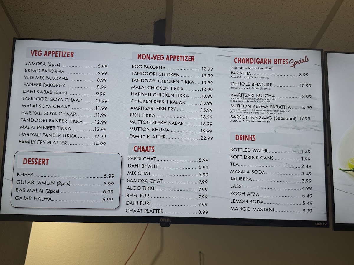Chandigarh Bites Photo Menu 6