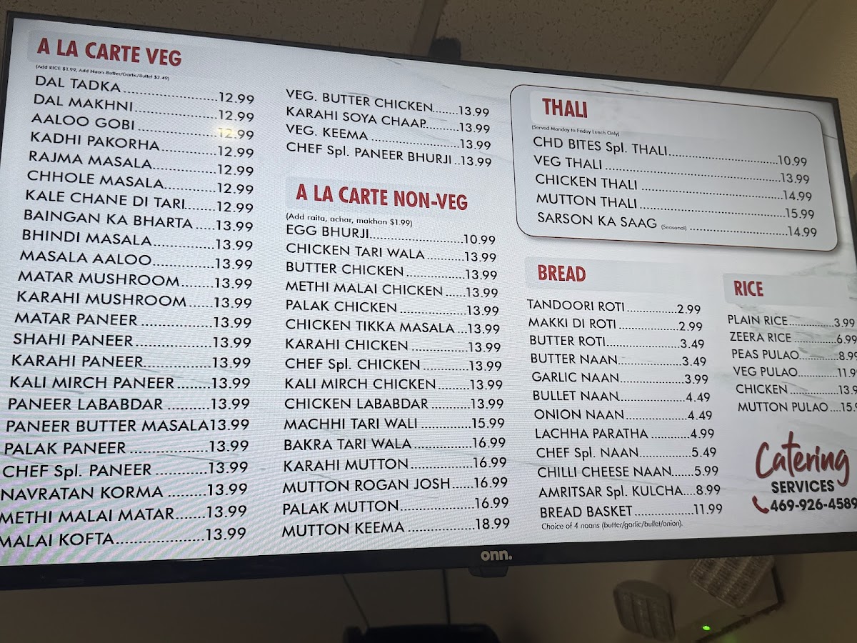Chandigarh Bites Photo Menu 9