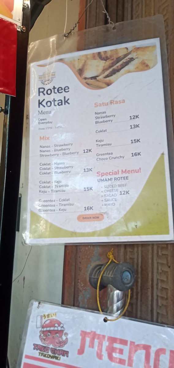 Kedai Takochan Takoyaki Photo Menu 1