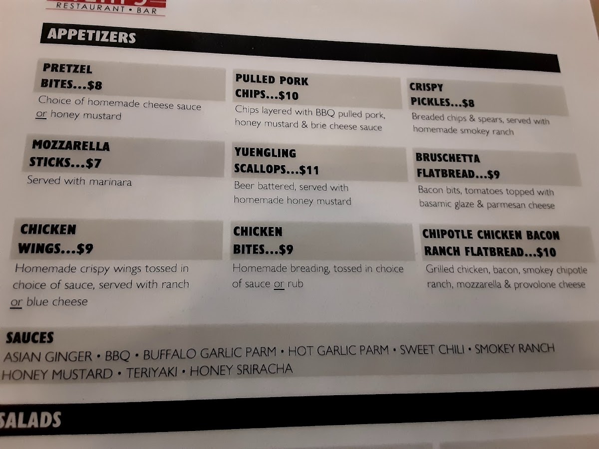 TONY'S - Downtown Sandusky Photo Menu 9