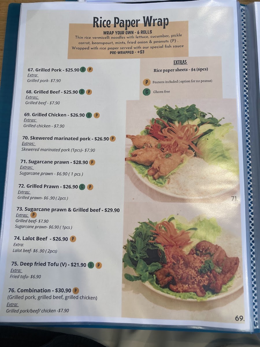 Pho Hung Photo Menu 5