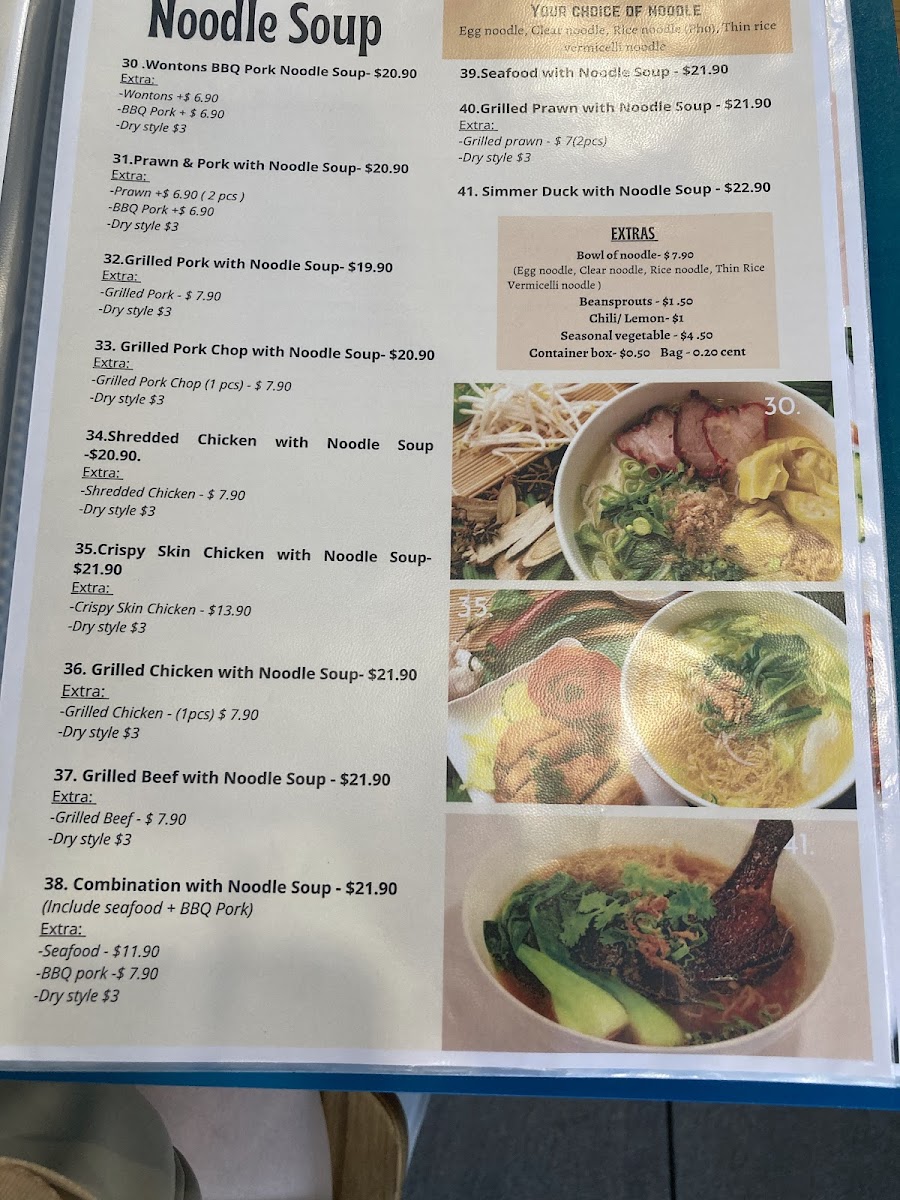 Pho Hung Photo Menu 9