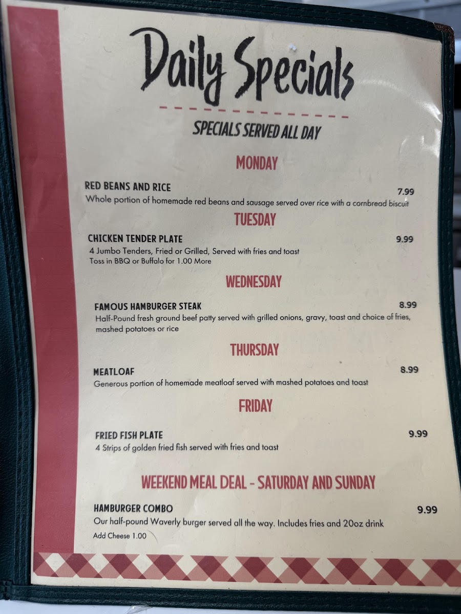 Waverly Diner Photo Menu 8