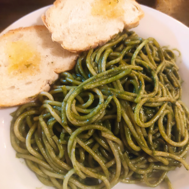 Spaghetti Al Pesto