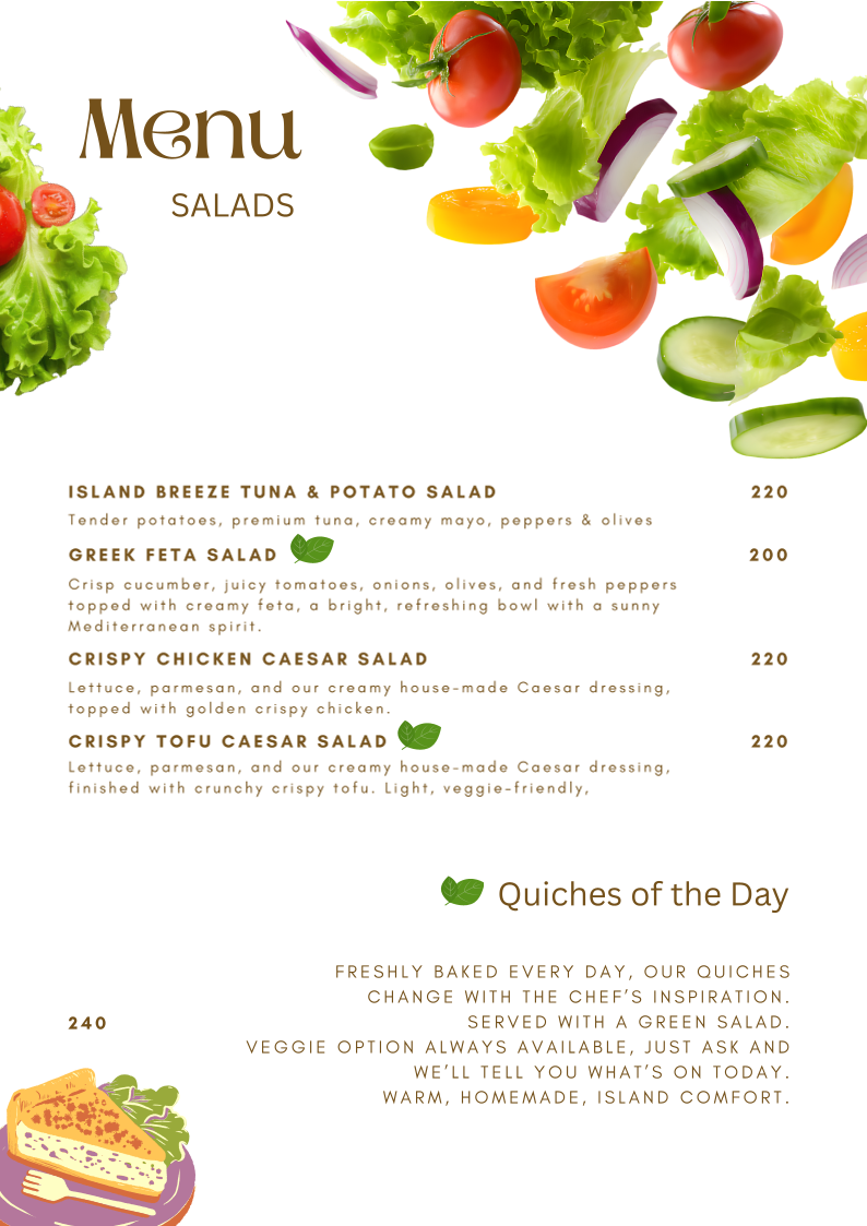 Hideaway Coffee House and Eatery Photo Menu 1
