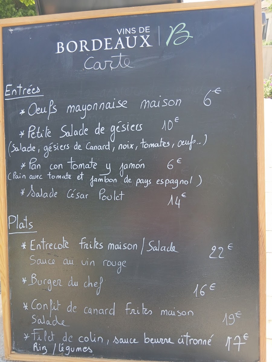 L’Escale de l’Auche Photo Menu 1