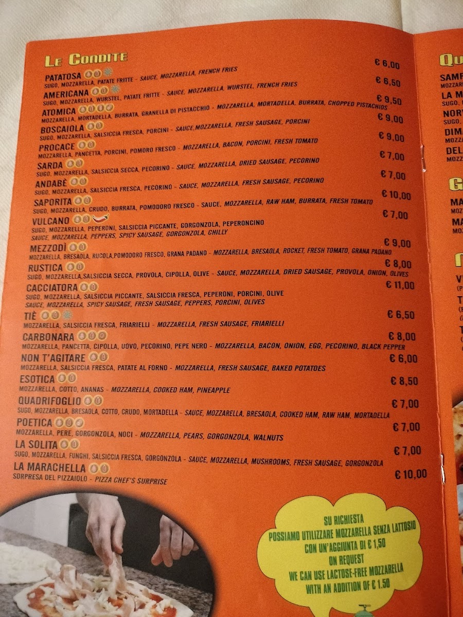 Pizzeria Ristorante La Marachella Photo Menu 10
