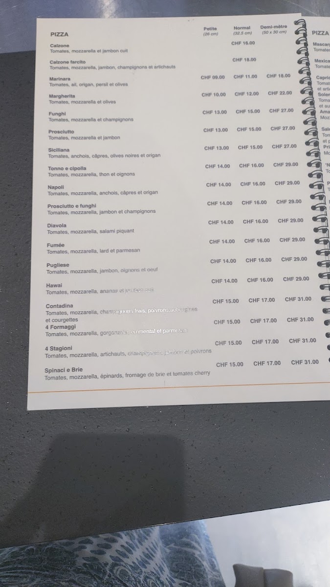Solemio Delivery Fribourg Photo Menu 2