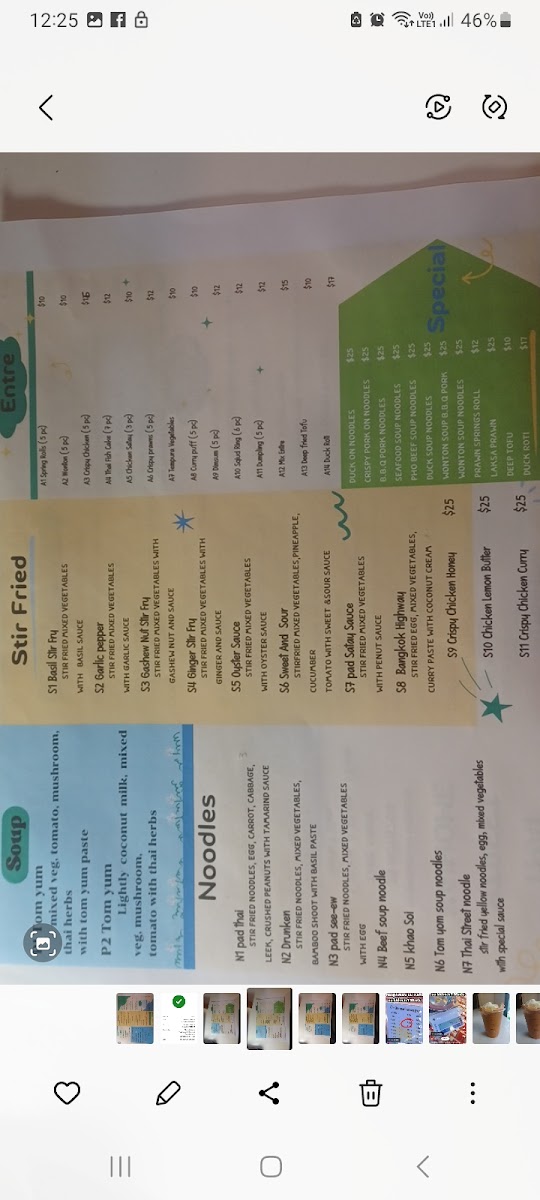 Thai​ Street​ Thai Takeaway Photo Menu 5