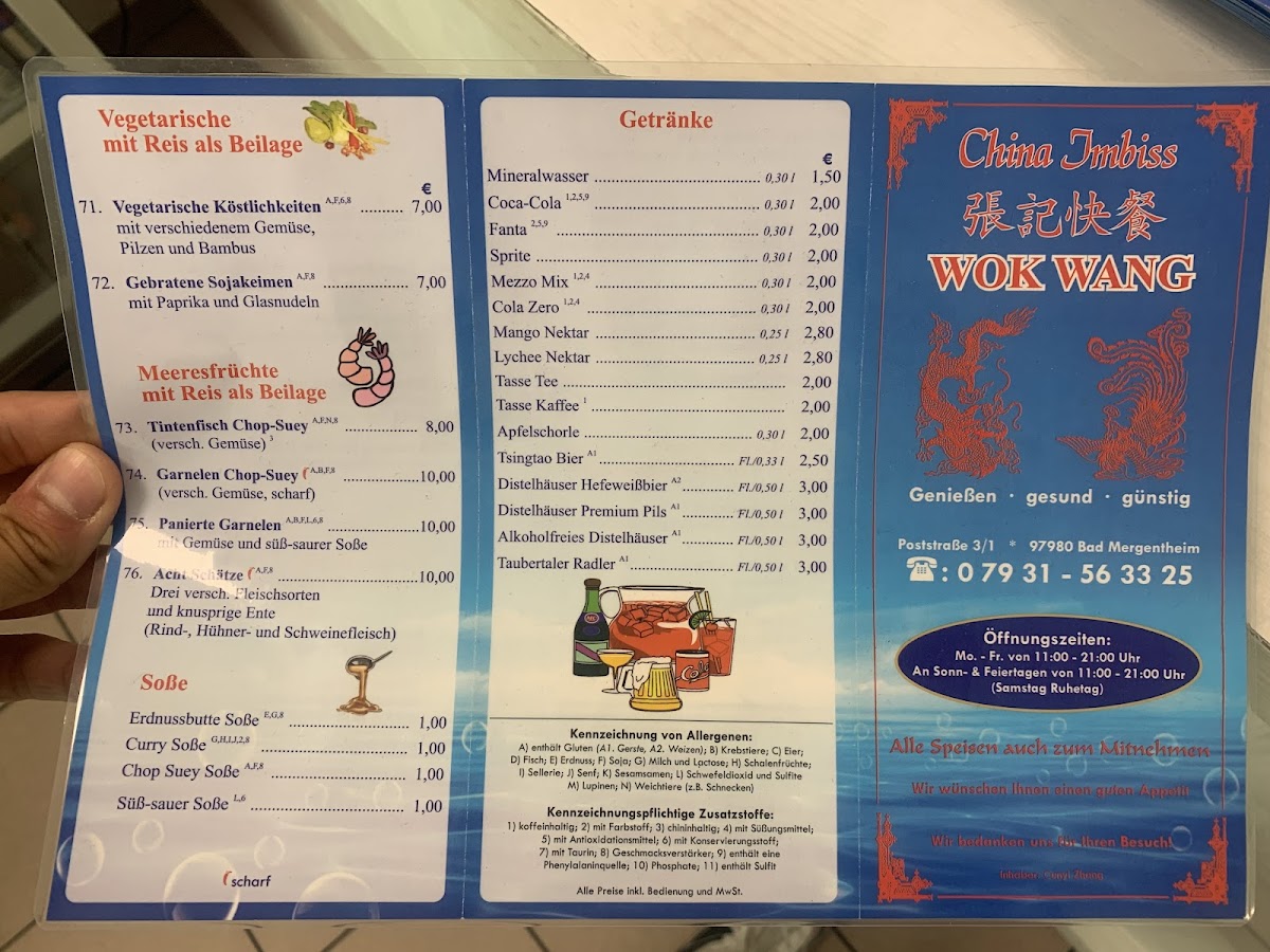 China Imbiss & Tee WOK Wang Photo Menu 2