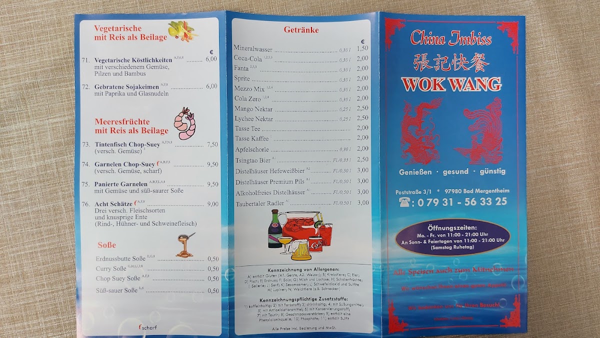 China Imbiss & Tee WOK Wang Photo Menu 5