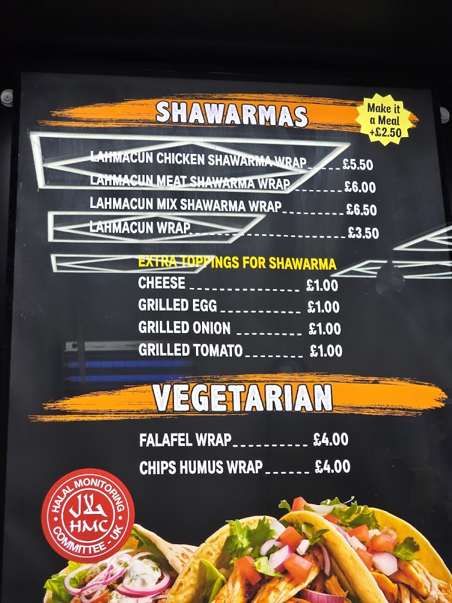 Madinah Shawarma Photo Menu 1